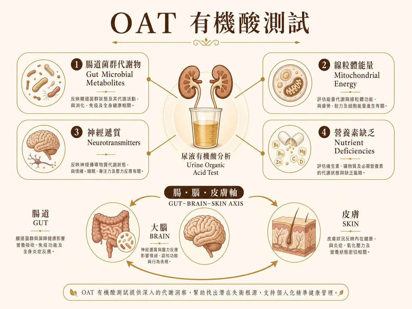 OAT 有機酸測試圖解
